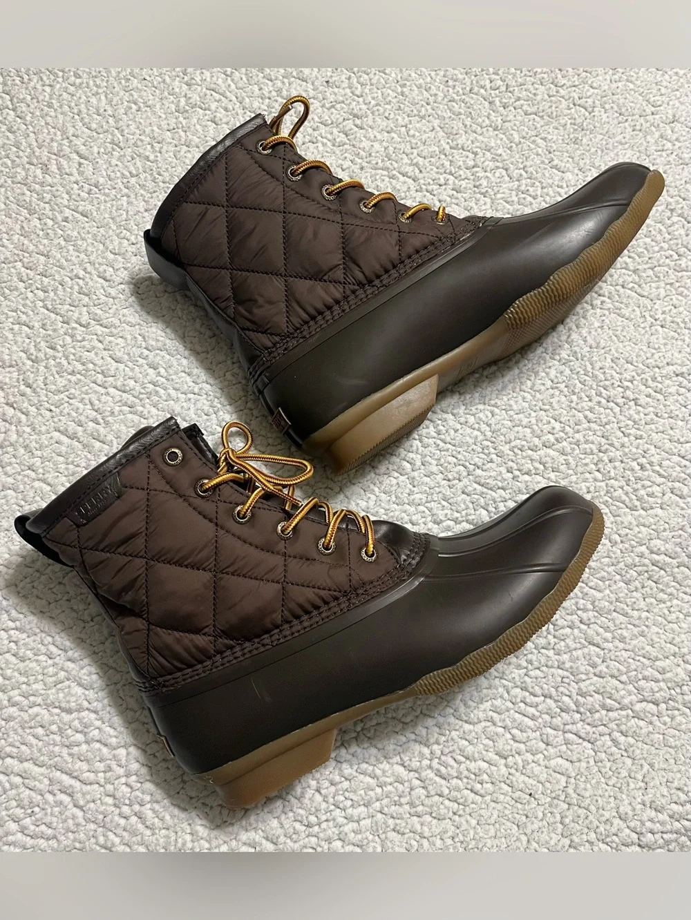Sperry Saltwater Nylon Quilted Duck Boots